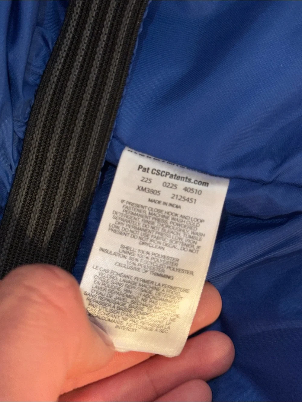 Columbia Royal Blue Hooded Shell Jacket